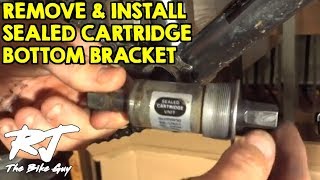 How To RemoveInstall Sealed Cartridge Bottom Bracket [upl. by Cathy]