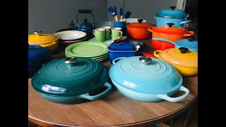 My Le Creuset Collection Spring May 2021 [upl. by Nomelc522]