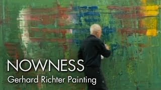 Gerhard Richter Painting watch the master artist at work [upl. by Lynette]