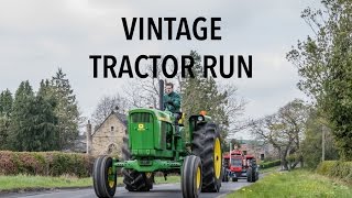 Do You Like Old Tractors  Vintage Tractor Road Run [upl. by Chev]