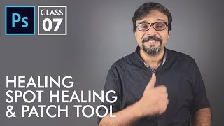 Healing Tools  Adobe Photoshop for Beginners  Class 7  Urdu  Hindi [upl. by Ailuig29]