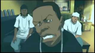 The Boondocks Sgt Guddas response to Thugnificent [upl. by Ahsilem]