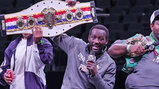 UNDISPUTED TERENCE CRAWFORD • FULL POST FIGHT PRESS CONFERENCE VS ERROL SPENCE JR [upl. by Naashom]