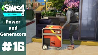 The Sims 4 Eco Lifestyle  EP 16  Power and Generators [upl. by Ayocat742]