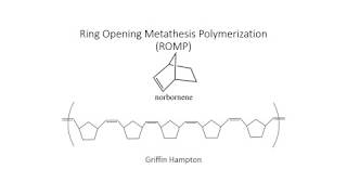 Ring Opening Metathesis Polymerization ROMP Overview Lecture [upl. by Dnalon]