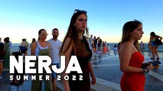 Nerja Spain Charming Town Summer 2022 June Update Costa del Sol  Axarquía  Málaga 4K 60 fps [upl. by Bunch592]