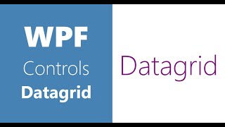 WPF Controls  27Datagrid  CSV Data  Part1 [upl. by Enailil410]