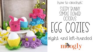 How to Crochet Egg Cozies Right Handed [upl. by Seravaj697]