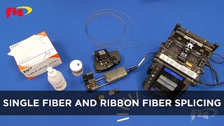 Single Fiber and Ribbon Fiber Splicing [upl. by Yahiya811]