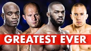 10 Greatest Fighters in MMA History [upl. by Sears]