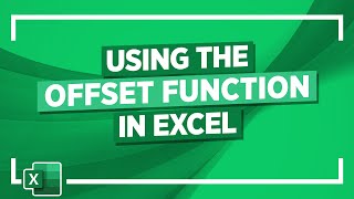 Excel Tutorial Using the OFFSET Function in Excel [upl. by Ridglea]