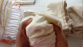 Cloth Diapering Overview Prefolds and Flats [upl. by Pascoe338]