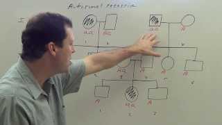 Autosomal Recessive Pedigree [upl. by Elmer]