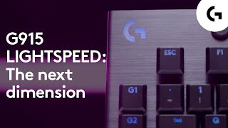 G915 LIGHTSPEED Where design meets performance [upl. by Seema]