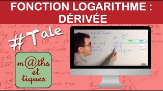 Dériver une fonction logarithme  Terminale [upl. by Akineg]