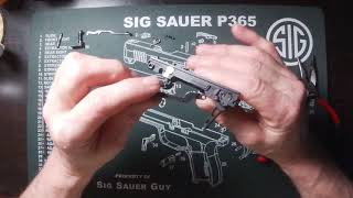 Armory Craft Sig Sauer P365 trigger installation video [upl. by Refinaj]