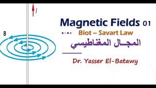 Magnetic Field 01 Biot Savart Law  المجال المغناطيسي [upl. by Ellebanna]