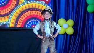 Naatu Naatu Dance by Dhruv Creations Montessori Annual day 2023 [upl. by Sihtnyc]