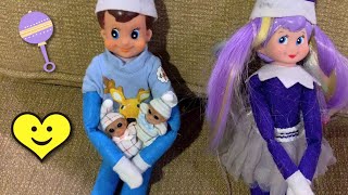 Elf on the Shelf Baby Monkey Surprise [upl. by Mehelhteb]