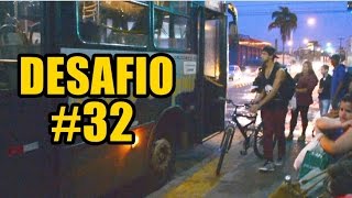 ENTRANDO NO ÔNIBUS DE BICICLETA DESAFIO 32 [upl. by Gove]