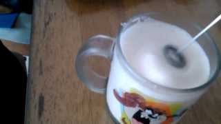 Aerolatte Review Frothing Cold Milk In Under 1 Minute [upl. by Gnas]