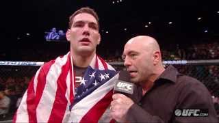 UFC 168 Chris Weidman Octagon Interview [upl. by Akimihs]