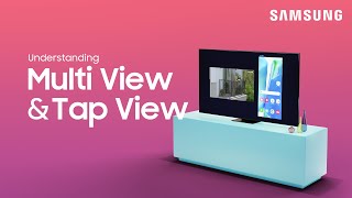 How to screen mirror your phone on your TV using Tap View and Multi View  Samsung US [upl. by Antonina]