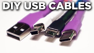 How to Solder USB C Micro Mini and A Connectors for Custom Keyboard Cables [upl. by Ecirtnahc]