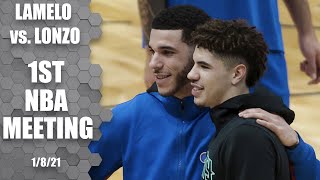 LaMelo Ball vs Lonzo Ball LaMelo gets neartripledouble and the win HIGHLIGHTS  NBA on ESPN [upl. by Rafaela]