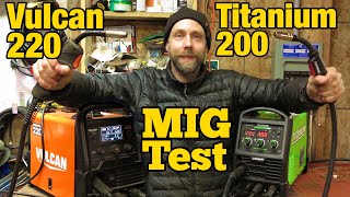 Titanium Vulcan welder MIG Test [upl. by Snevets]