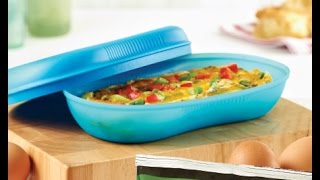 Tupperware Microwave Breakfast Maker Omelette [upl. by Ahsratal]