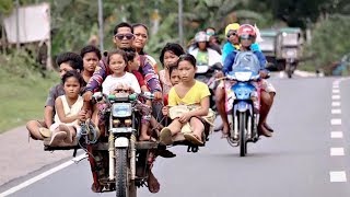 Incredible Motorbike Taxis In Philippines [upl. by Sualokin]