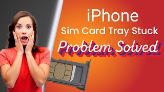 iPhone Sim Tray Stuck Fixed in 10 Seconds [upl. by Pauly]