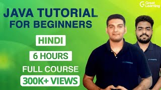 Java Tutorial in Hindi  Master Java in 6 Hours  Java programming for Beginners  Great Learning [upl. by Nirhtak]