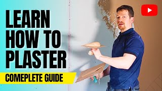 Plastering A Wall For Beginners  FULL PROCESS FROM START TO FINISH [upl. by Annor]