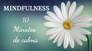 🦋 Meditación guiada 10 minutos MINDFULNESS  Atención plena para CALMAR la mente 🦋 [upl. by Idnyc]