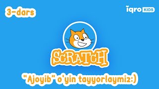 Scratch dasturida ajoyib oyin yasaymiz 3dars [upl. by Leena57]