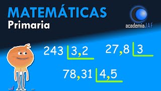 Cómo dividir números decimales [upl. by Akinnej]