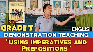 Grade 7 Demonstration Teaching English Pseudo Demonstration Teaching 11 [upl. by Ahsitil99]