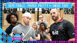 AXE TOSS COMPETITION CESARO vs TYLER BREEZE  SEMIFINALS [upl. by Aseral923]