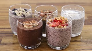 Chia Pudding – 5 Easy amp Healthy Recipes [upl. by Are]