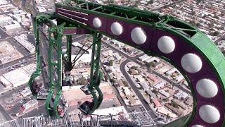 Worlds Scariest Thrill Rides  Stratosphere Las Vegas [upl. by Meesak647]