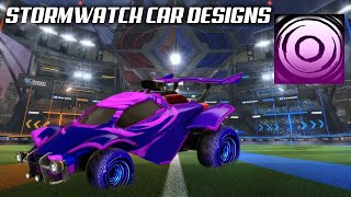 Stormwatch Car Designs  Rocket League [upl. by Elocim]