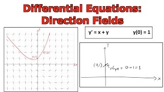 Differential Equations Direction Fields [upl. by Niai]