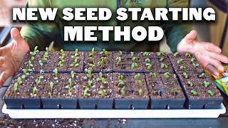 My NEW Favorite Seed Starting Method 🌱🌱🌱 [upl. by Nyladnor]