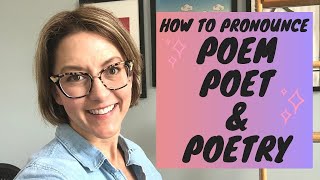 Learn to Pronounce POEM POET POETRY  American English Pronunciation Lesson learnenglish [upl. by Jemma]