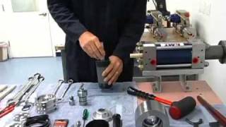 Part 1 of 6 How to completely rebuild a H2O Jet or Flow Waterjet Intensifier Assembly [upl. by Imot]