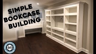 Building A Simple Book Case Woodworking How To [upl. by Nuawd]