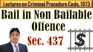 Bail in Non Bailable Offence  Section 437 of CrPC  Lectures on Criminal Procedure Code 1973 [upl. by Rese]