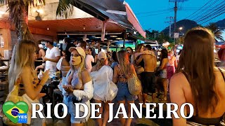 🇧🇷 BARRA DA TIJUCA NIGHTLIFE RIO DE JANEIRO BRAZIL FEBRUARY 2021 FULL TOUR [upl. by Biagi565]